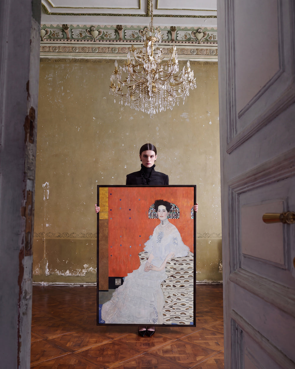 Portrait Of Fritza Riedler Tablo