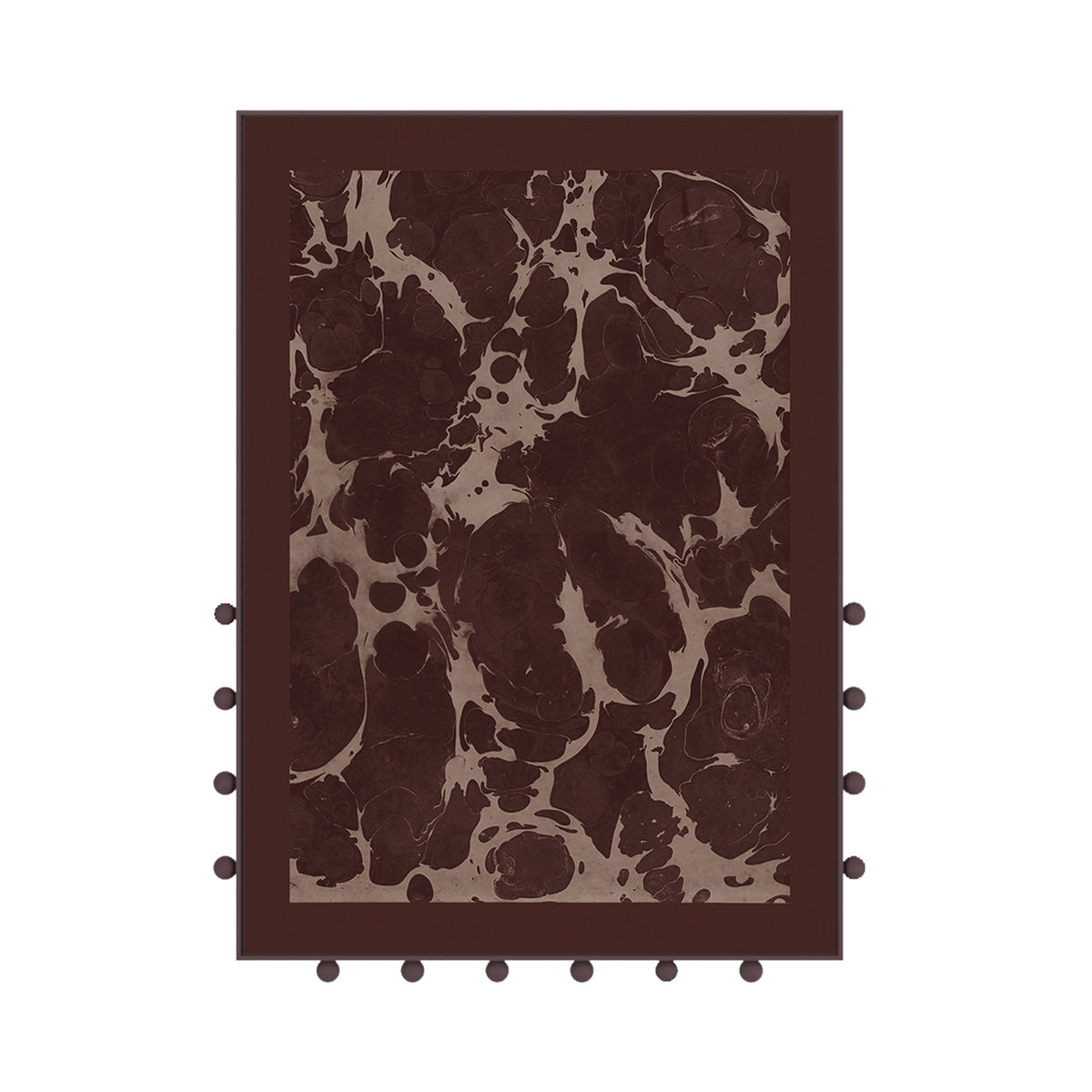 Burgundy Marbling Tablo