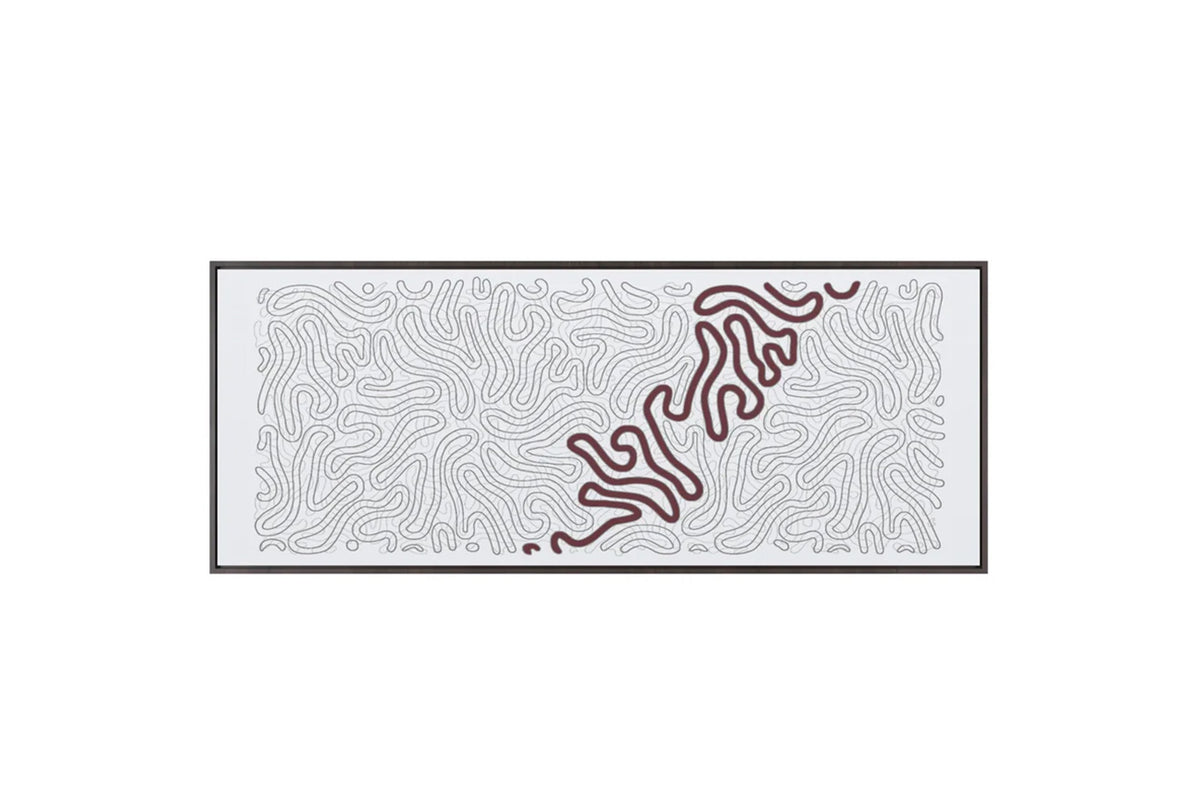 Curves Burgundy Tablo